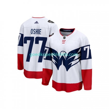 Washington Capitals TJ Oshie 77 Adidas 2023 NHL Stadium Series Wit Authentic Shirt - Mannen